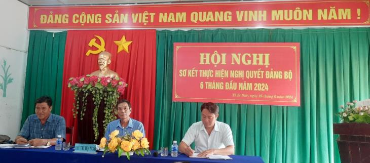 Đảng bộ xã Thừa Đức sơ kết công tác 6 tháng đầu năm, triển khai nhiệm vụ trọng tâm 6 tháng cuối năm 2024